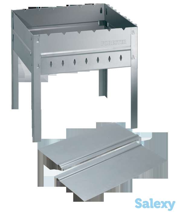 Мангал forester mobile разборный со складным дном и ребрами жесткости, фотография 2