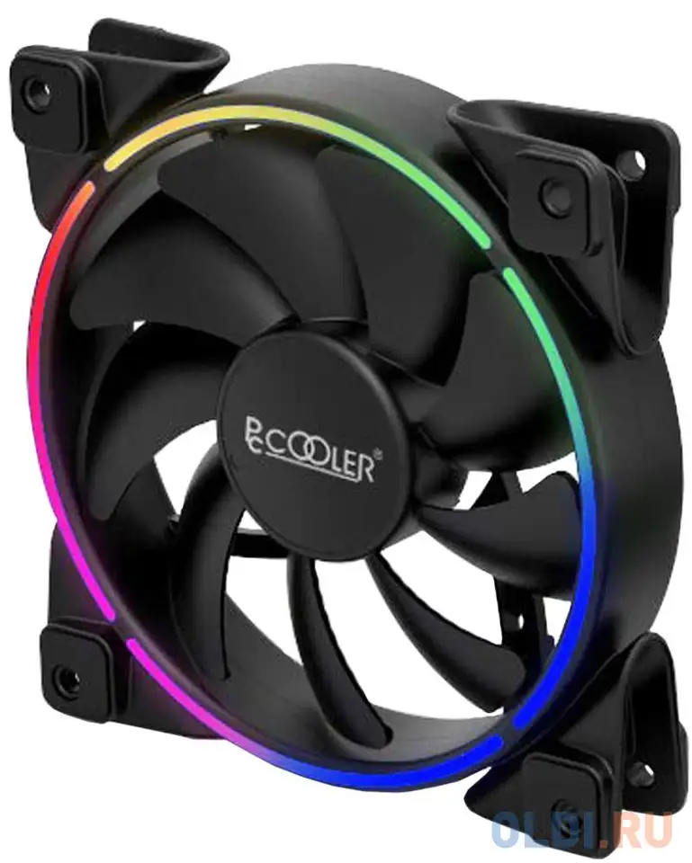 Вентилятор pccooler corona max rgb 140x140x25мм (pwm, 40шт./кор, пит. от мат.платы, фотография 1