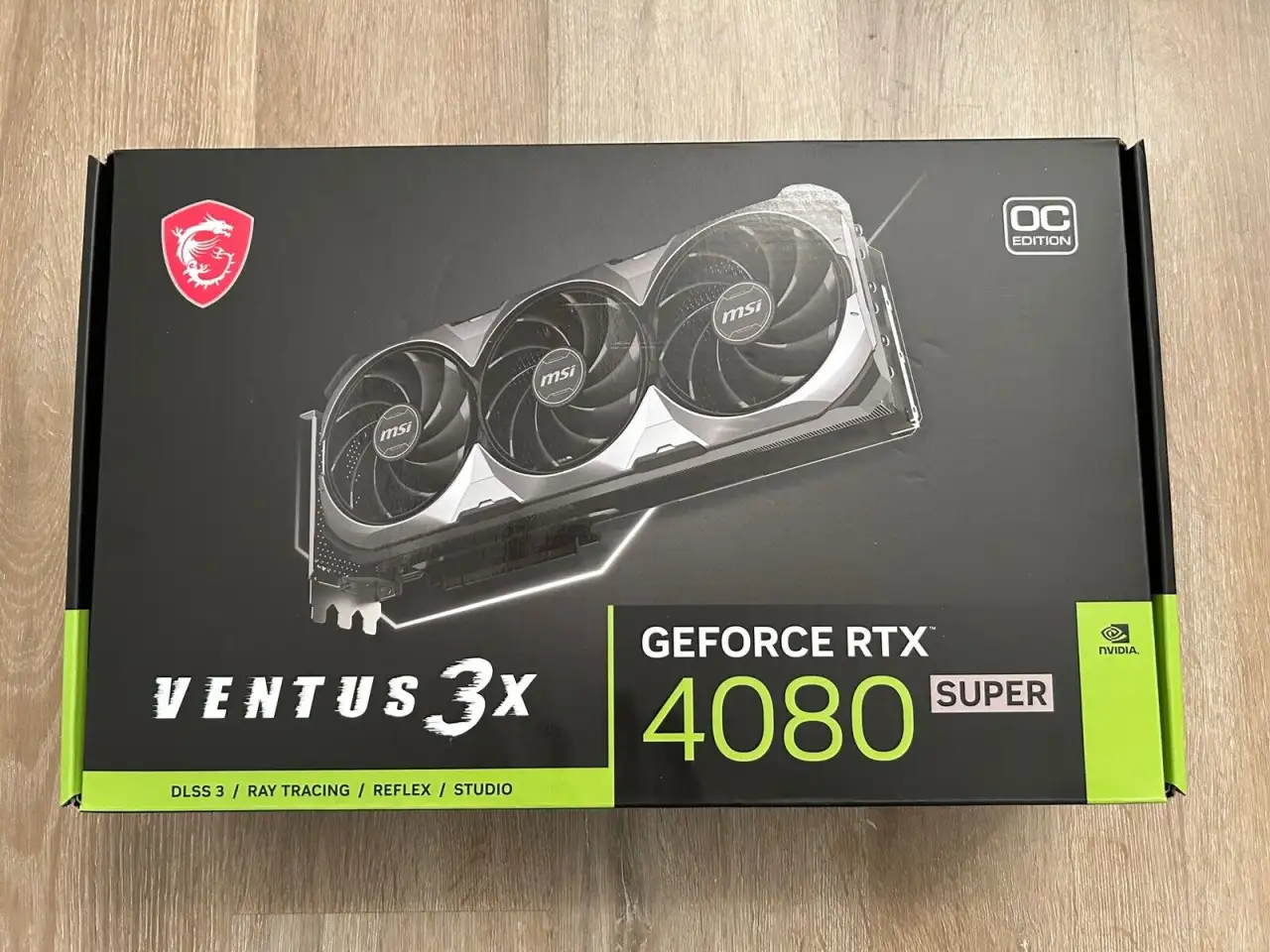MSI NVIDIA GeForce RTX 4080 SUPER Ventus, фотография 1