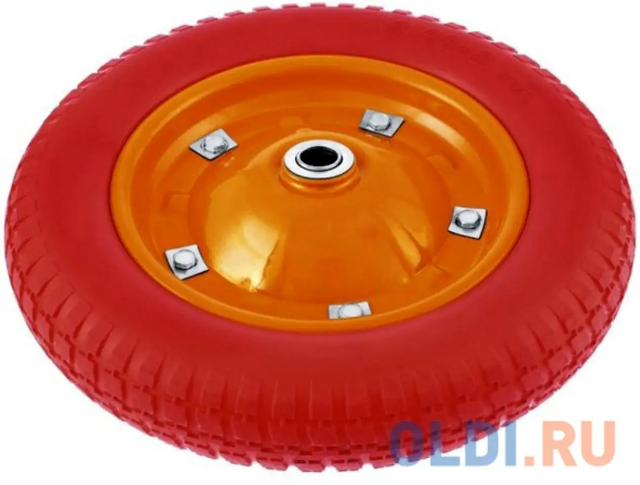 Колесо palisad 68976  полиуретановое 3.00-8 длина оси 90мм подшипник 20мм, фотография 1