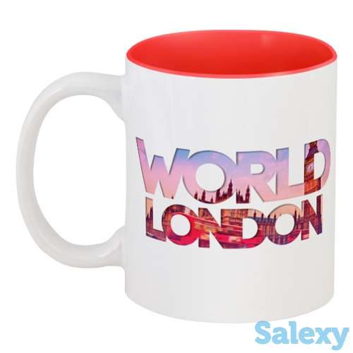 Кружка с цветной внутрянкой. Печать на кружках с ярким дном., фотография 1