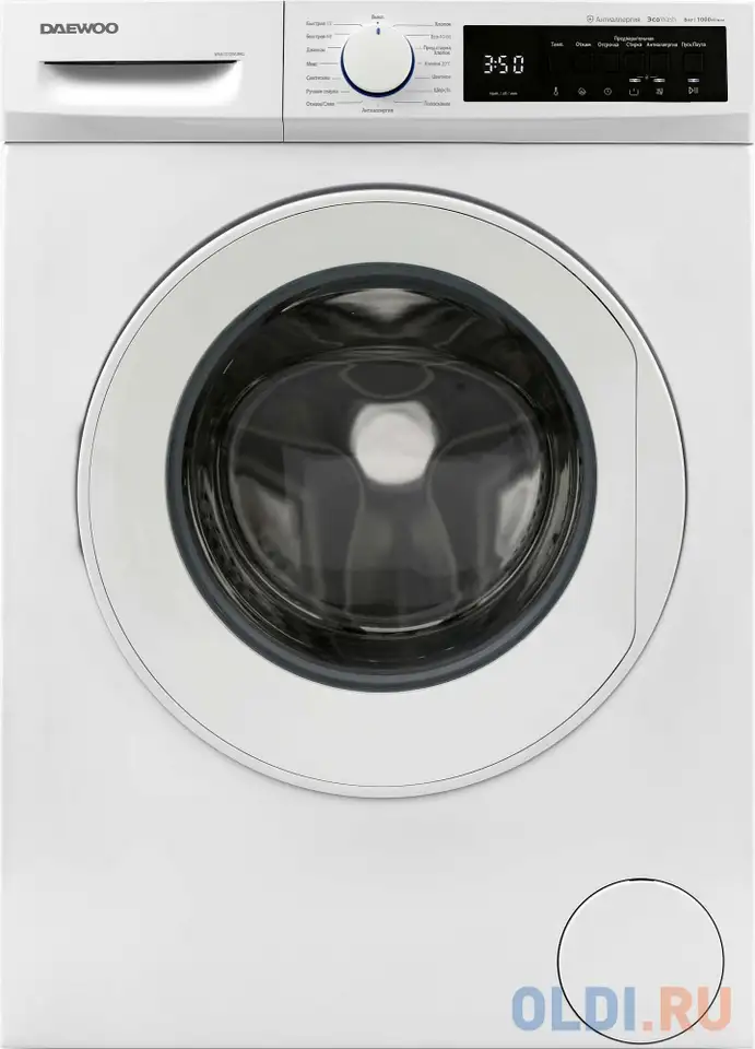 Стиральная машина daewoo wm610t2wu9ru белый, фотография 1