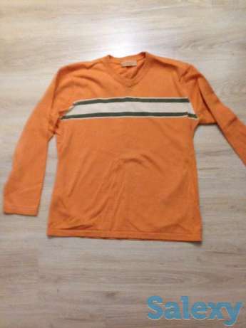 Мужская теплая толстовка размер 46-48 черного цвета, фотография 1