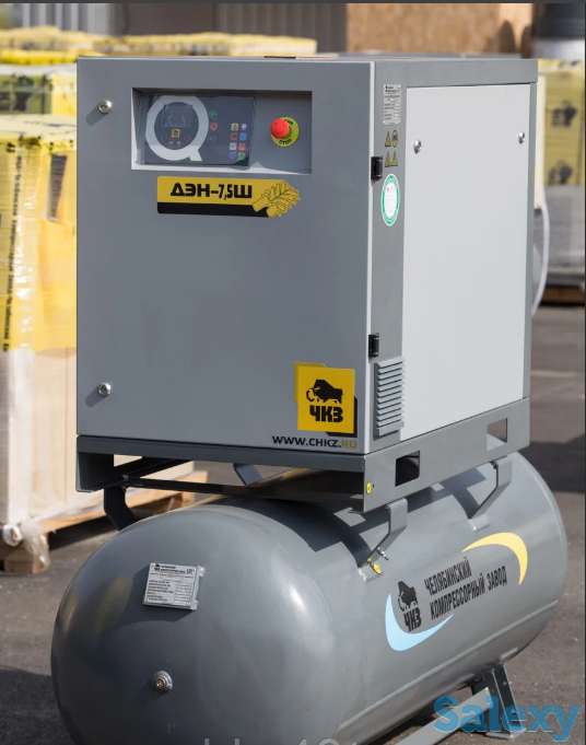 Компрессор винтовой ДЭН-7,5Ш-Р (500л) «Оптим»с частотным приводом, фотография 2