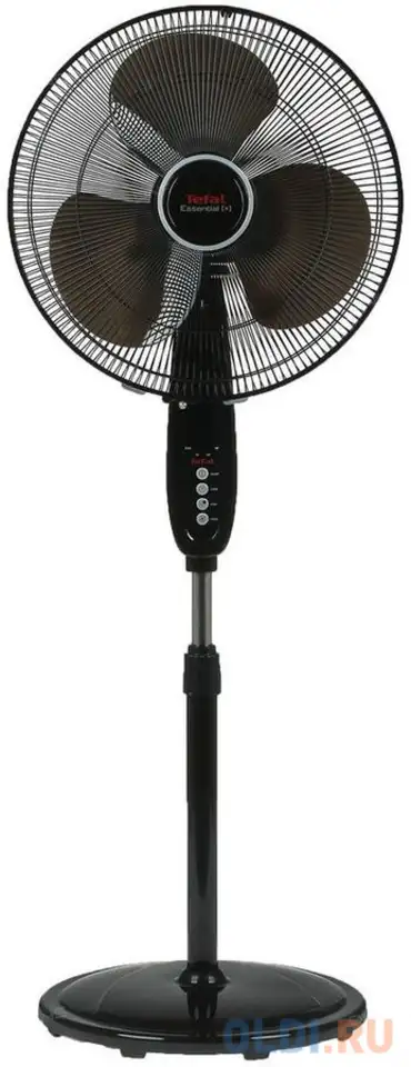 Вентилятор напольный tefal vf3910f0 60вт скоростей:3 пду черный, фотография 1