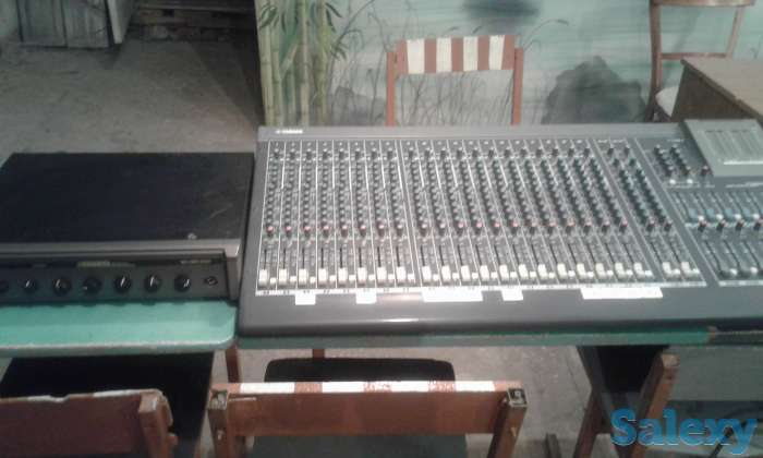 Микшерский пульт yamaha gf24/12 и микшерский усилитель dsppa mp300p2, фотография 1