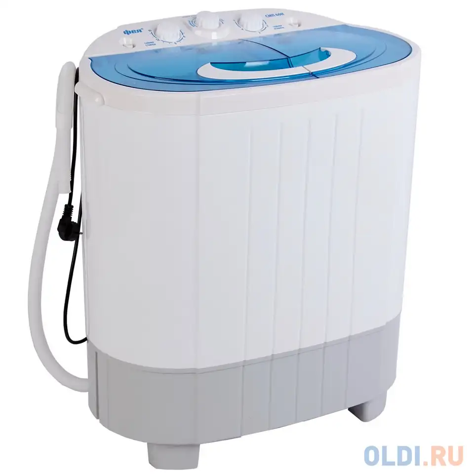 Стиральная машина фея смп 60нс, полуавтомат, прозрачная крышка, фотография 1