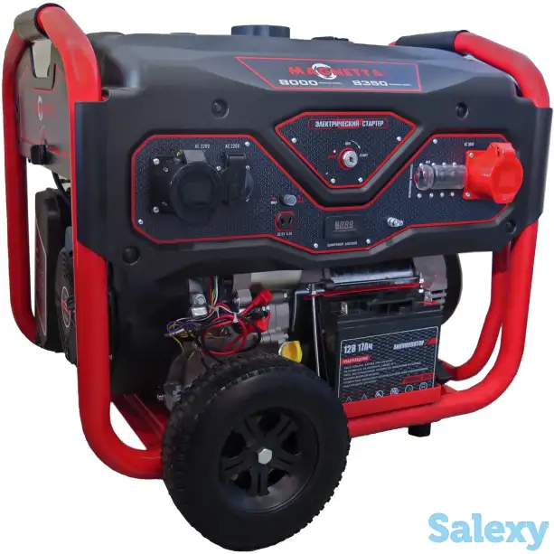 Magnetta, GFE11000D, Бензиновый генератор 8 кВт, 220 В / 380 В, фотография 1