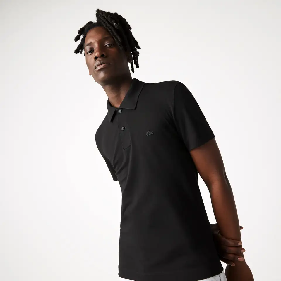 Мужское поло lacoste slim fit из органического хлопка, фотография 1