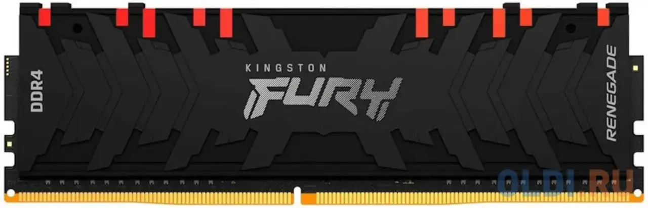 Модуль памяти ddr4 dimm 32гб 3200mhz cl16, kingston fury renegade rgb, фотография 1