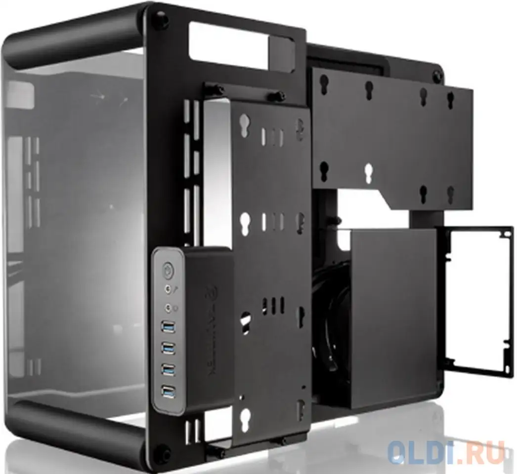 Корпус microatx raijintek paean m 0r200068 без бп чёрный, фотография 1