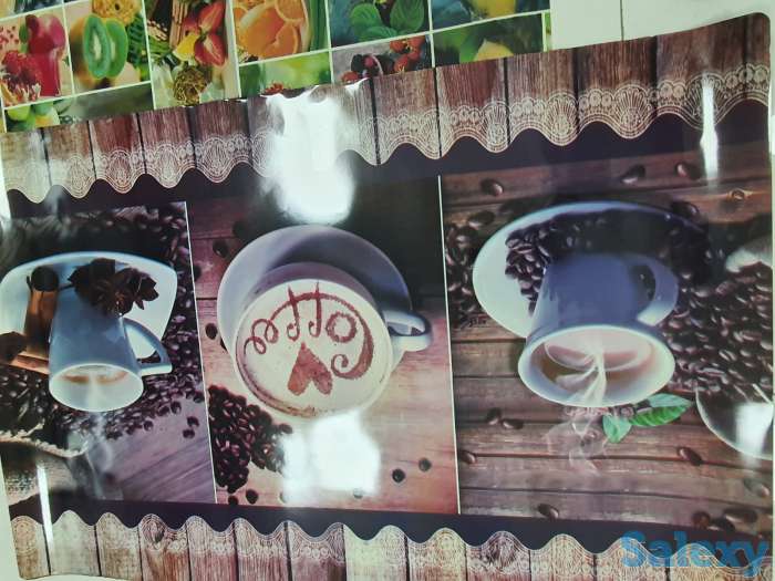 Ламинированная клеенка, рисунок с обоих сторон Большой размер, фотография 4