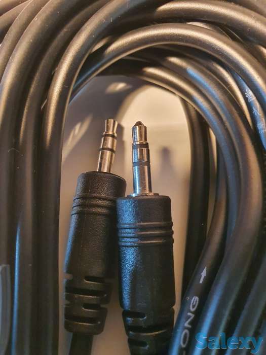 Аудио видео Кабель шнур AUX-AUX,  высококачественный 1.5 метров, фотография 1
