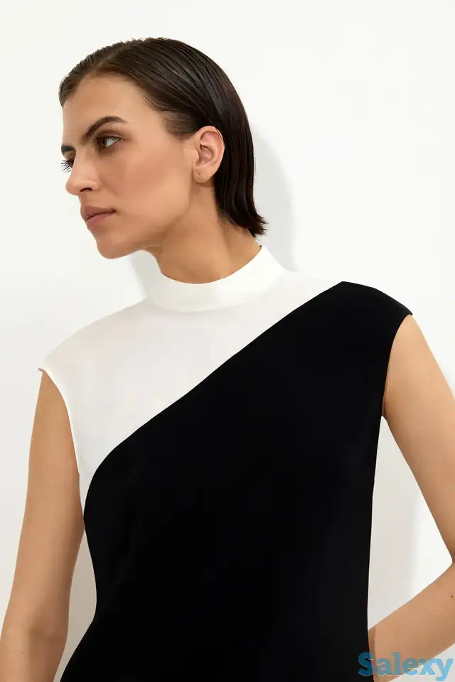 Базовый топ с контрастным эффектом vassa&co, фотография 1