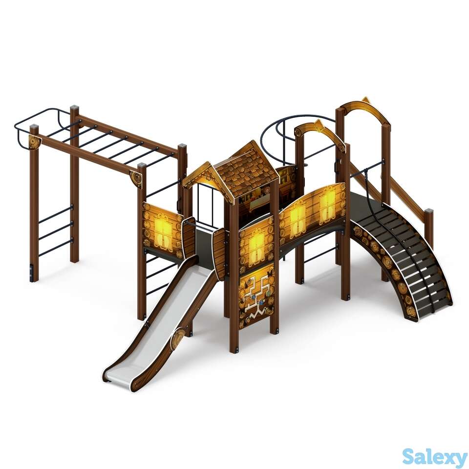 Детский игровой комплекс «рада (эко)» дик 2.01.2.08-02 h=1200, фотография 1