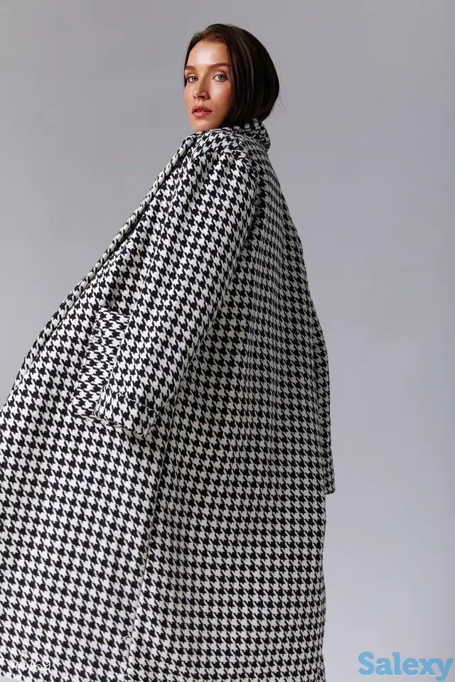 Пальто в гусиную лапку, фотография 1