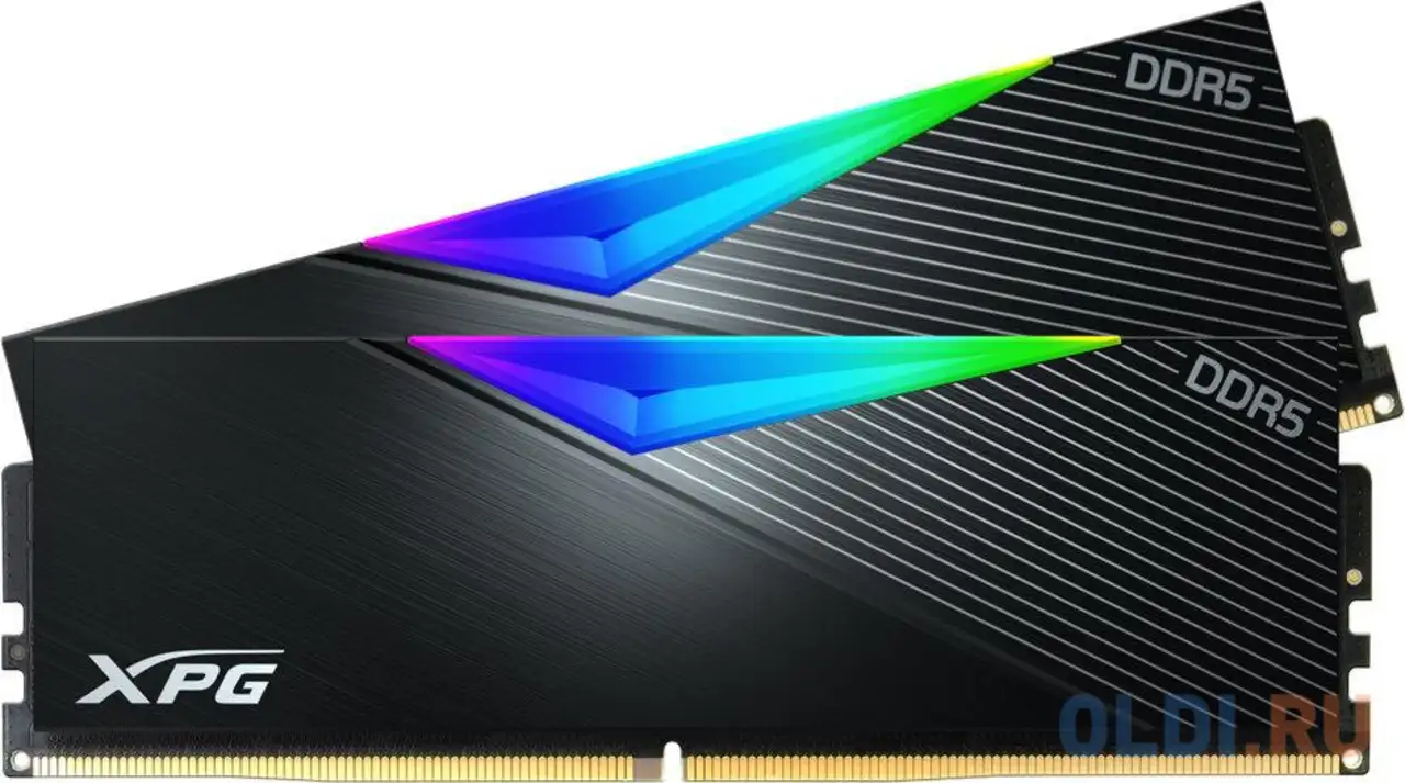 Оперативная память для компьютера a-data lancer rgb dimm 32gb ddr5 5200mhz, фотография 1
