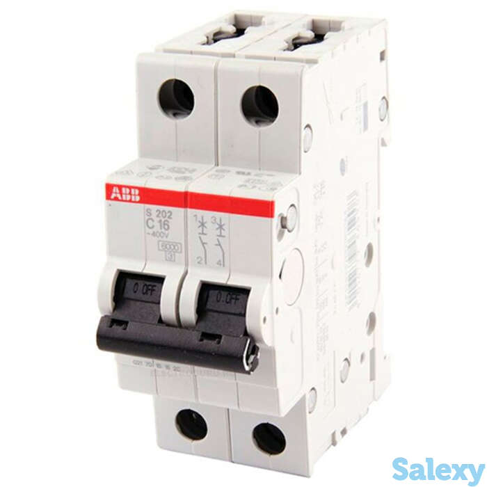 Автоматический выключатель ABB S202 2P 20А (С) 6kA, фотография 1