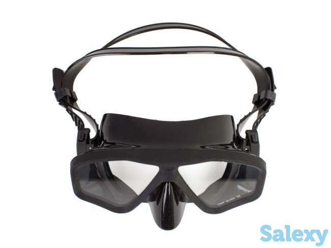 Маска подводная scorpena c2 (черный силикон), фотография 3