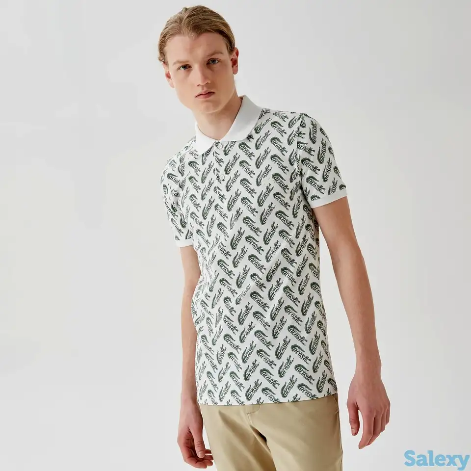 Мужское поло lacoste slim fit, фотография 1