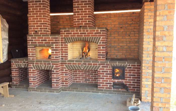 Барбекю комплекс, печь казан, мангал-камин, коптильня, тандыр, фотография 8