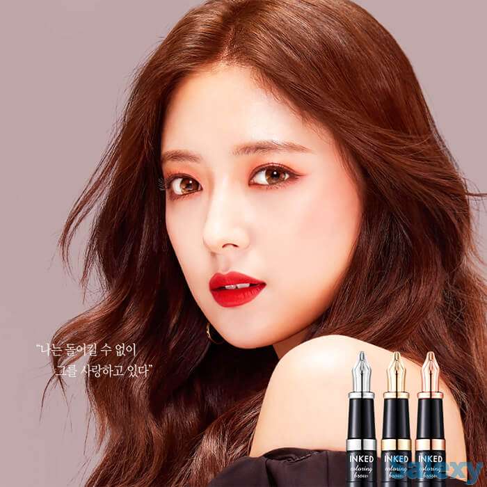 Тушь для бровей tony moly inked coloring brow, цвет #1 light brown | светло-коричневый, фотография 2