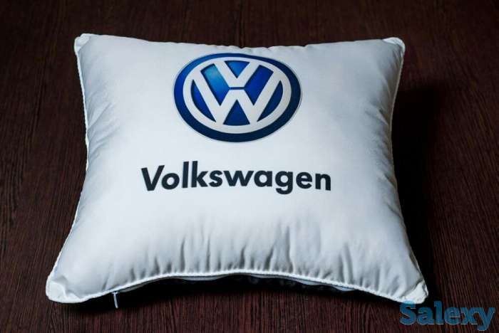 Подушки для авто. Печать логотипов машины на подушки, надписей и прочего., фотография 1