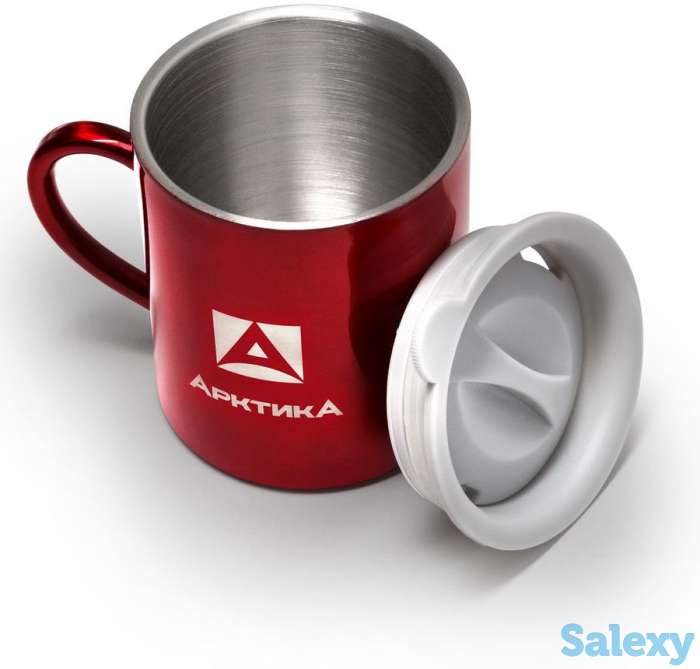 Кружка термо арктика 802-300 300мл красная, фотография 2