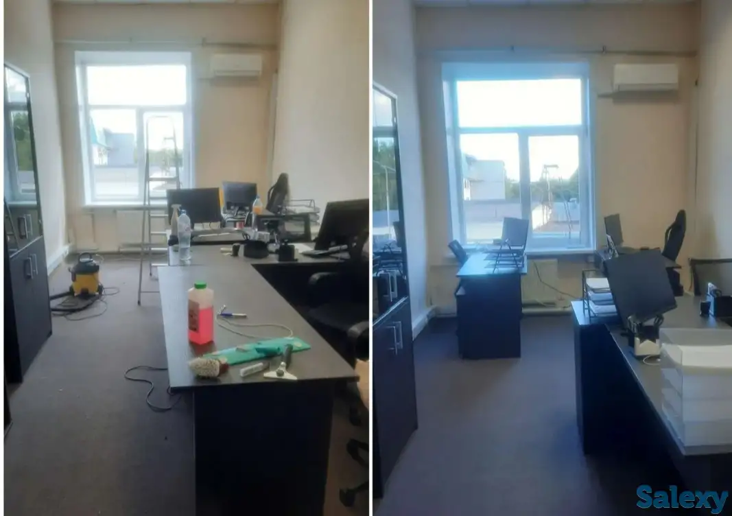 Генеральная влажная уборка после ремонта квартир домов коттеджей офисов магазинов кафе ресторан склад помещений, фотография 11