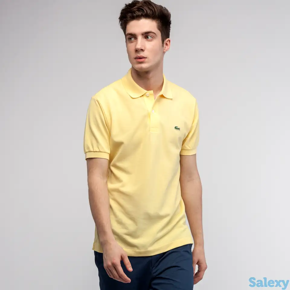 Мужское поло lacoste l1212 classic fit, фотография 1