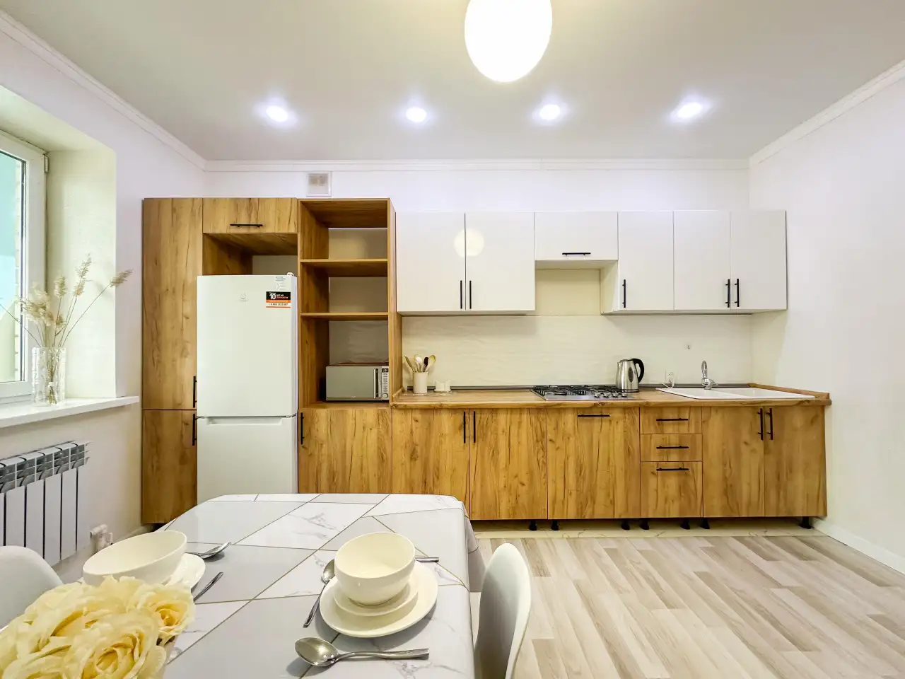 Светлая 2-комнатная квартира, Таумыш Жумагалиева 15 блок К, фотография 5