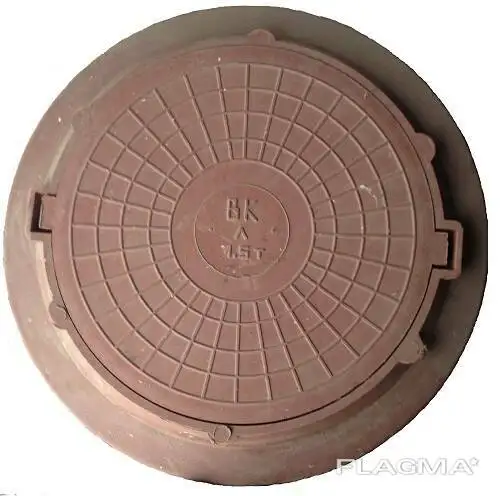 Люк полимерно-песчаный - 630 тип Т, фотография 1