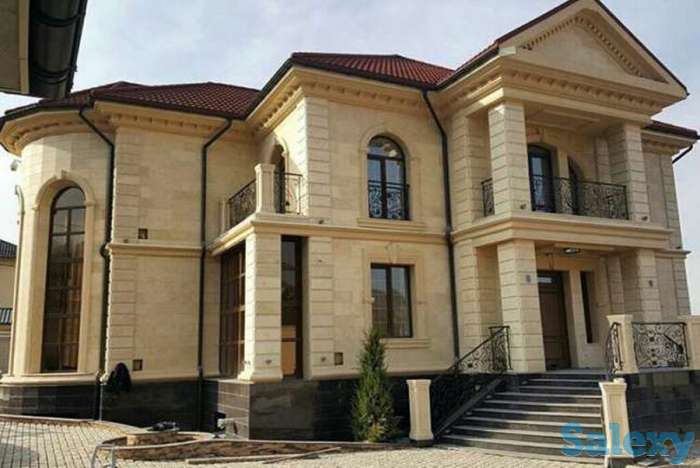 Облицовка фасадов травертином, гранитом и мрамором, фотография 6