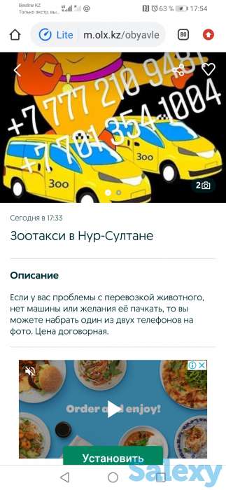 Зоотакси в Нур-Султане, фотография 2