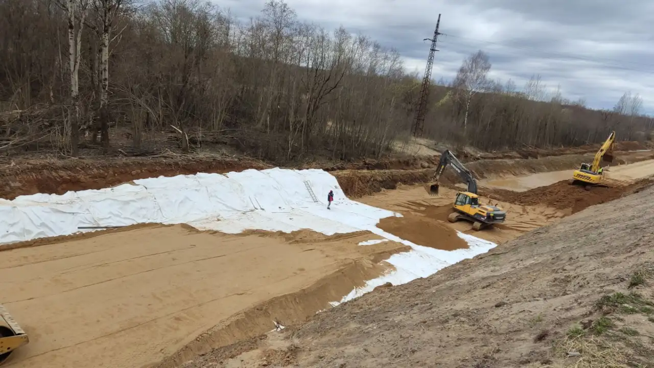 Геоспан ТНПЭ от 10050кН до 1200100 кН Тканый геотекстиль из прочных полиэфирных нитей, фотография 4