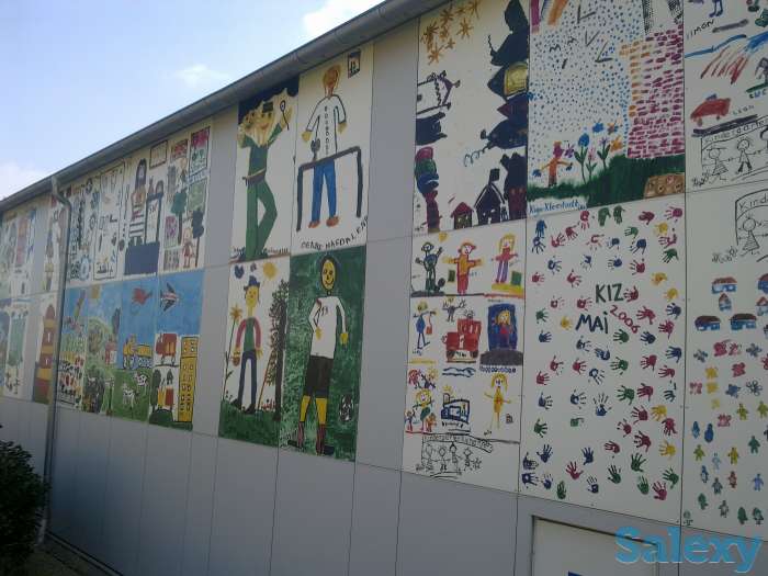 Листовой конструкционный фасадный пластик HPL, фасадные HPL панели КМ1, фотография 9