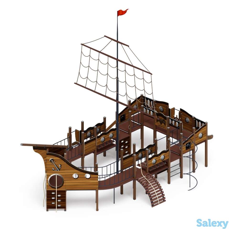 Детский игровой комплекс «каравелла» дик 2.03.3.04-03 н=1200 н=1500, фотография 1