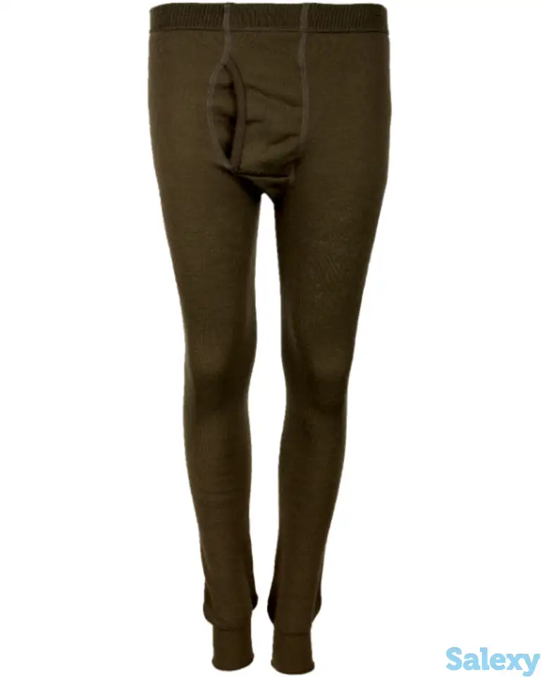 Термобрюки woolpower base layer 200 pine green, фотография 10