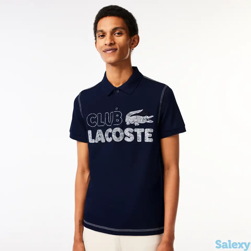 Мужское поло lacoste из органического хлопка, фотография 1