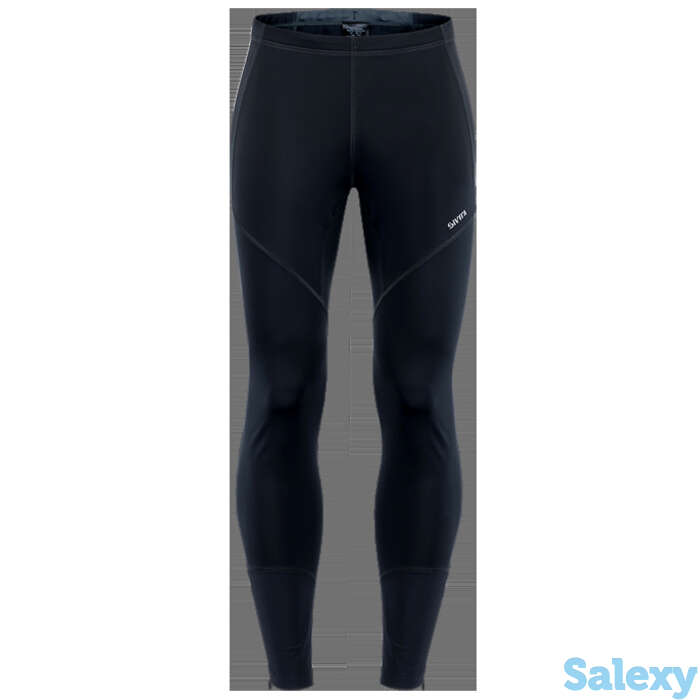 Брюки сивера лив черные мужские тайтсы для бега, фотография 1