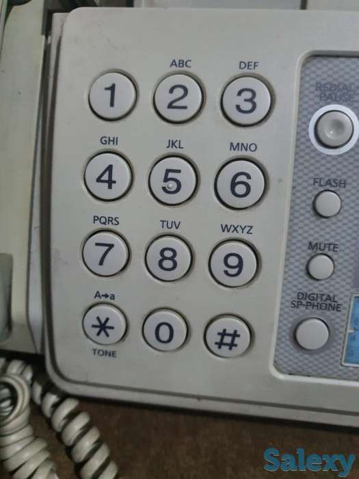 Стационарный телефон Panasonic KX-FP 365 Сделано в Малазии, фотография 4