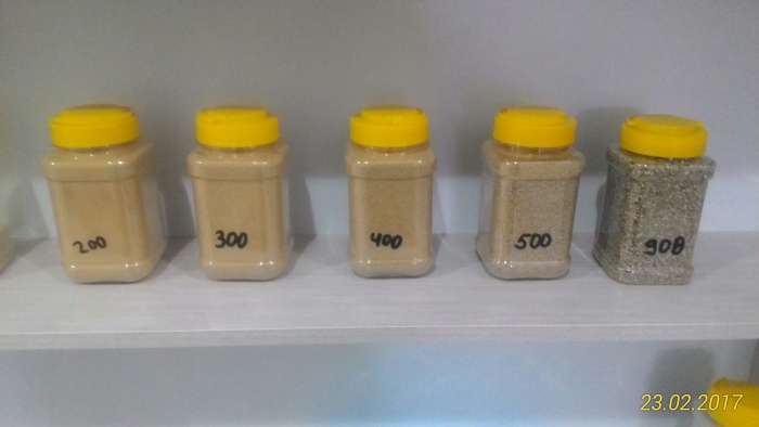 кварцевые пески и дробленыи кварц, фотография 1