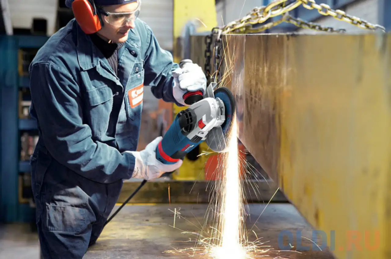 Углошлифовальная машина bosch gws 24-230 lvi 230 мм 2400 вт, фотография 1