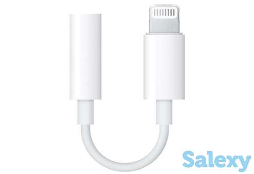 Переходник apple lightning to 3.5 mm. mini-jack (mmx62zm/a). белый, фотография 2