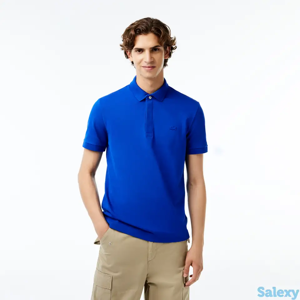 Мужское поло lacoste paris regular fit, фотография 1
