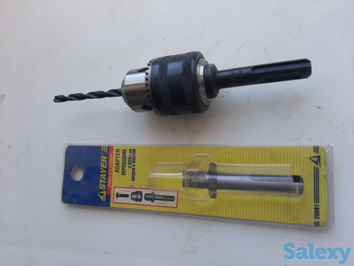 Переходник к патрону перфоратора SDS PLUS на сверло, фотография 2