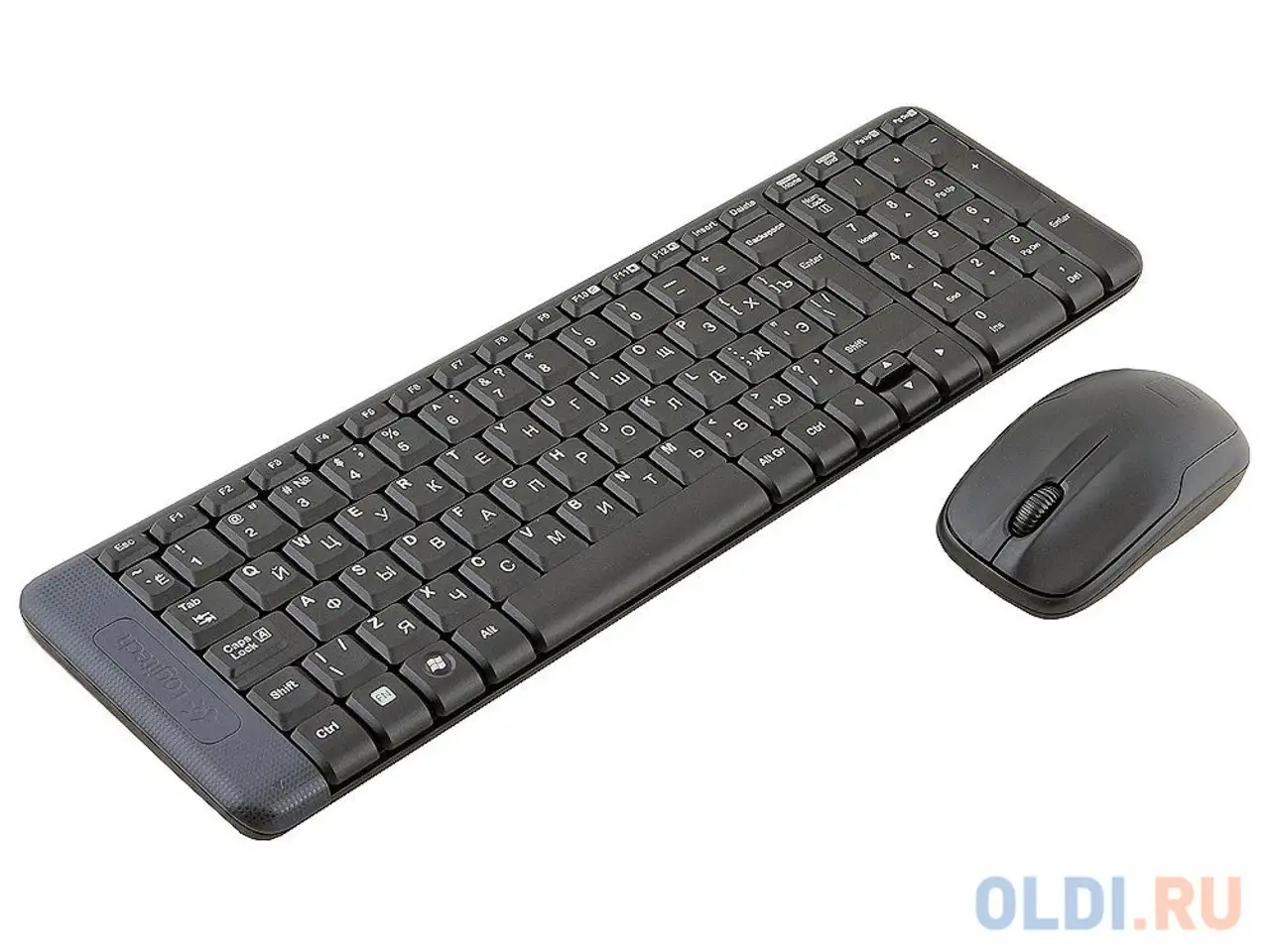 Комплект клавиатура+мышь logitech mk220 черный usb 920-003169, фотография 1