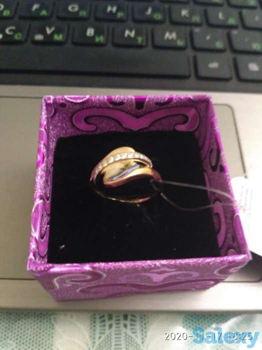продать новое золотое кольцо 17.5за 20 000 тыс.тн, фотография 1