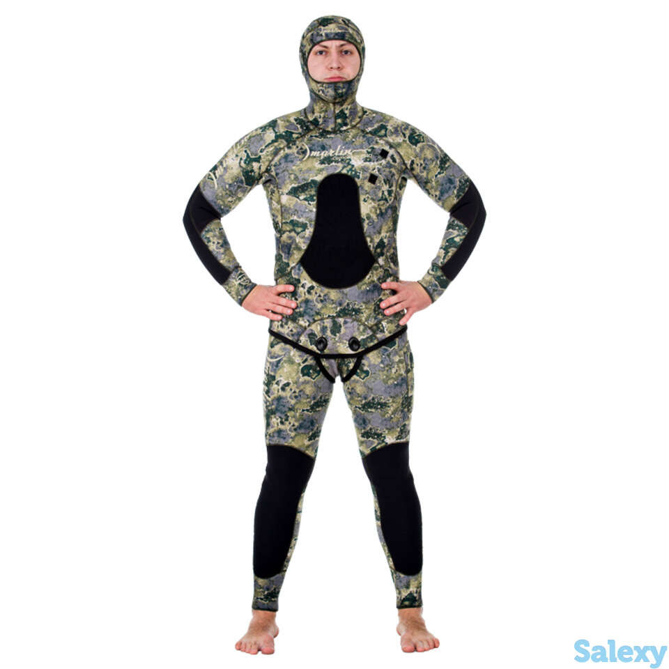 Гидрокостюм marlin camoskin pro sea green, 5 mm, фотография 1