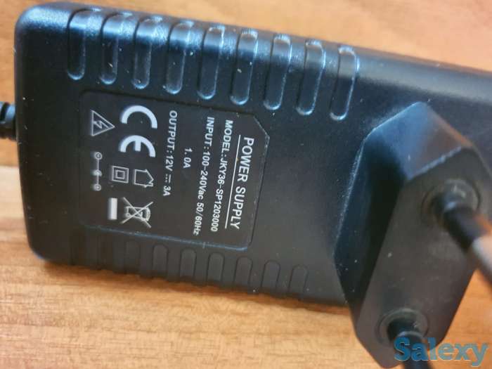 Зарядка Адаптор, адаптер 12V-3A блок питания, фотография 2